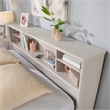 Dover Edge Full/queen Headboard in a Glacier Oak finish