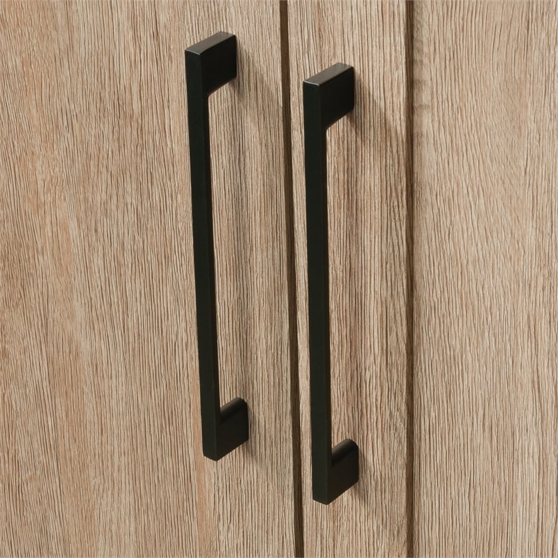 Homeplus Storage Cabinet in a Brushed Oak finish