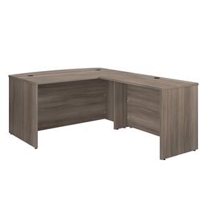 Sauder OfficeWorks Affirm 60&quot Hudson Elm Finish Desk Return