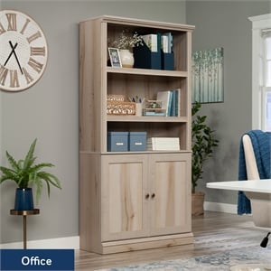 Sauder Miscellaneous Storage Library Pacific Maple finish