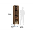Sauder Miscellaneous Storage Engineered Wood Cabinet in Rural Pine