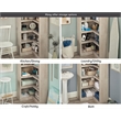 Sauder Miscellaneous Storage Engineered Wood Bookcase in Chalked Chestnut