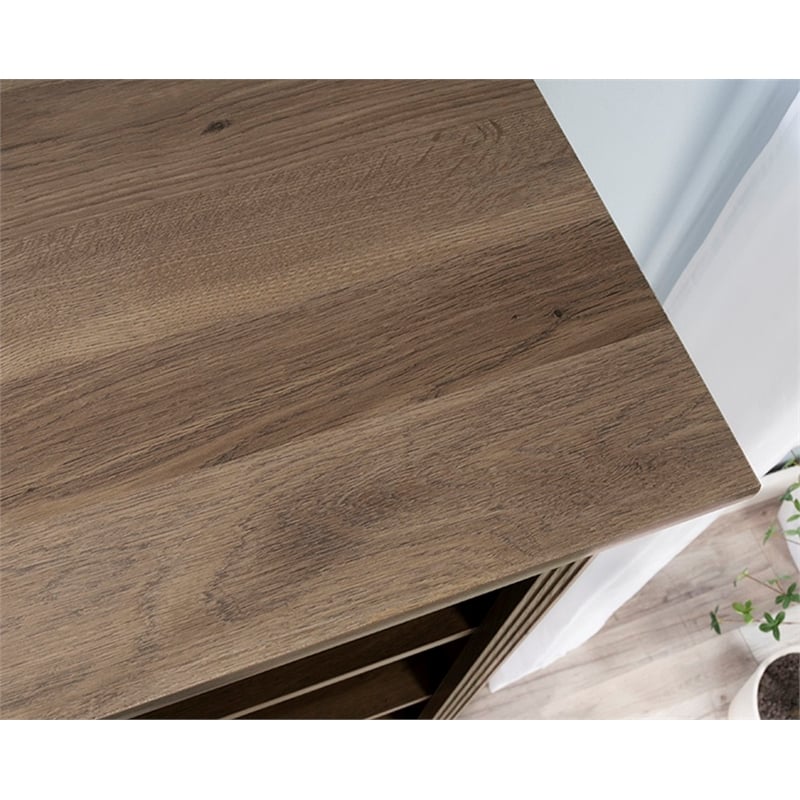 Sauder Miscellaneous Storage Engineered Wood Bookcase in Salt Oak