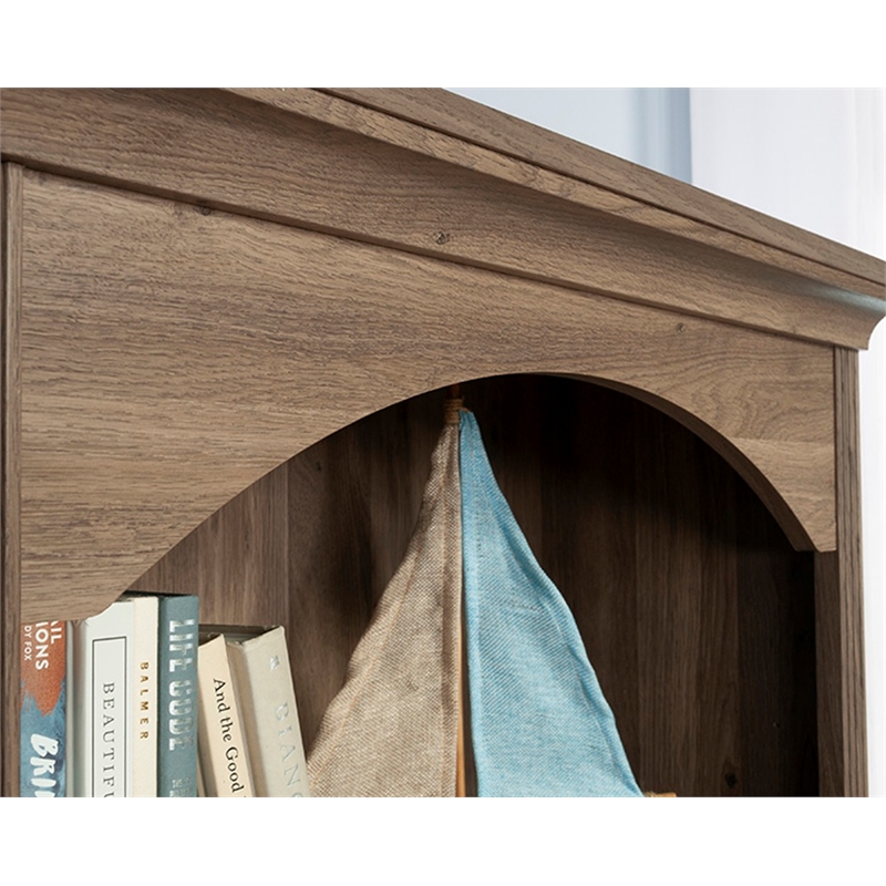 Sauder Miscellaneous Storage Engineered Wood Bookcase in Salt Oak