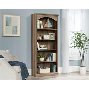 Sauder Miscellaneous Storage Engineered Wood Bookcase in Salt Oak