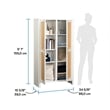 Sauder Isabella Isle Storage Engineered Wood Cabinet in White