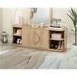 Sauder Misc Entertainment Engineered Wood Credenza in Harmony Ash