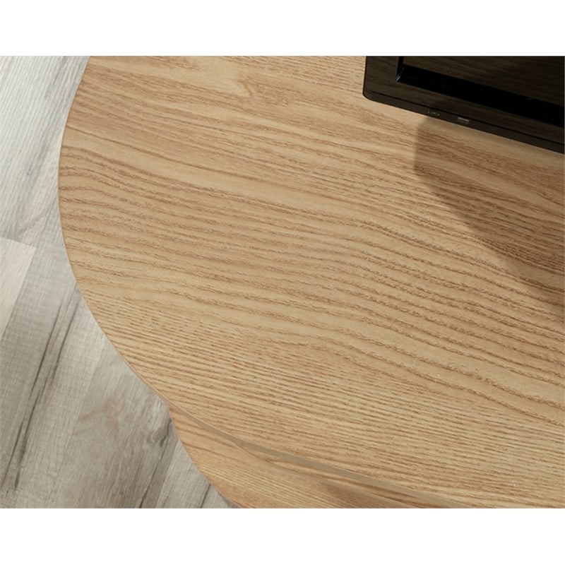 Sauder Misc Entertainment Engineered Wood Credenza in Harmony Ash