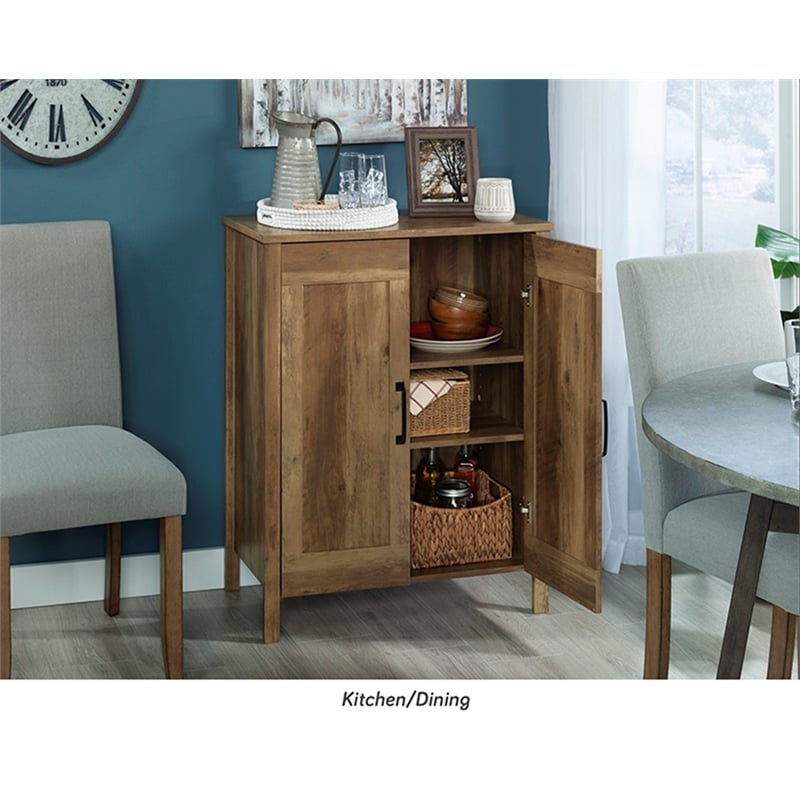 Sauder Miscellaneous Storage Engineered Wood Cabinet in Rural Pine