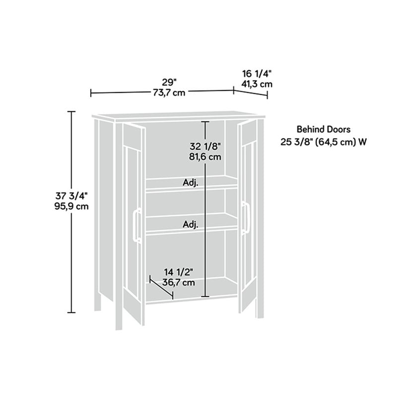 Sauder Miscellaneous Storage Engineered Wood Cabinet in Spring Maple