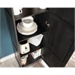 Sauder Miscellaneous Storage Engineered Wood Cabinet in Raven Oak