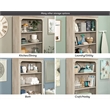 Sauder Miscellaneous Storage Engineered Wood Bookcase in Chalked Chestnut