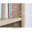 Sauder Miscellaneous Storage Engineered Wood Bookcase in Chalked Chestnut