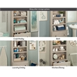 Sauder Miscellaneous Storage Engineered Wood Library in Chalked Chestnut