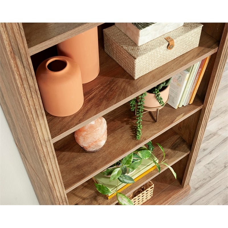 Sauder Miscellaneous Storage Engineered Wood Bookcase in Sindoori Mango
