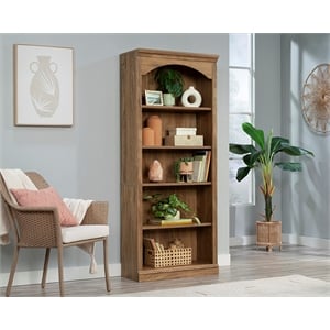 Sauder Miscellaneous Storage Engineered Wood Bookcase in Sindoori Mango