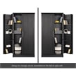 Sauder HomePlus Storage Engineered Wood Cabinet in Raven Oak