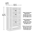 Sauder Miscellaneous Storage Storage Cabinet Harmony Ash finish