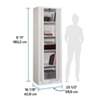 Sauder Merton Hall Storage Cabinet White finish