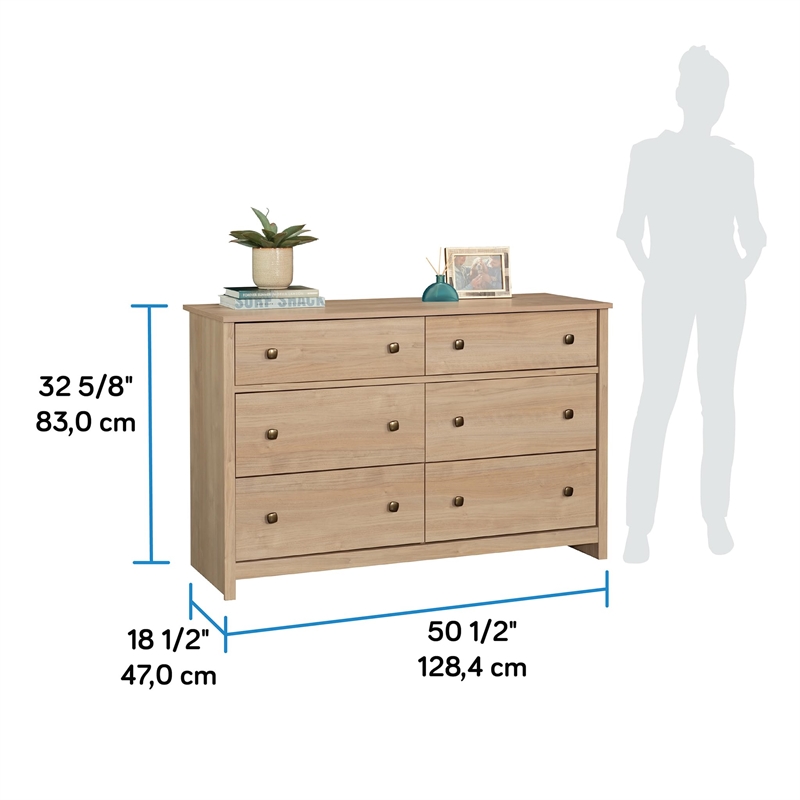 Sauder River Ranch Dresser Harvest Walnut finish