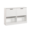 Sauder HomePlus Storage Shoe Cabinet White Finish