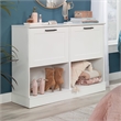 Sauder HomePlus Storage Shoe Cabinet White Finish