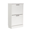 Sauder HomePlus Storage Shoe Cabinet White finish