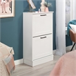 Sauder HomePlus Storage Shoe Cabinet White finish