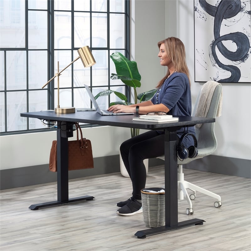 Sauder Miscellaneous Office Commercial Office Desk Black finish