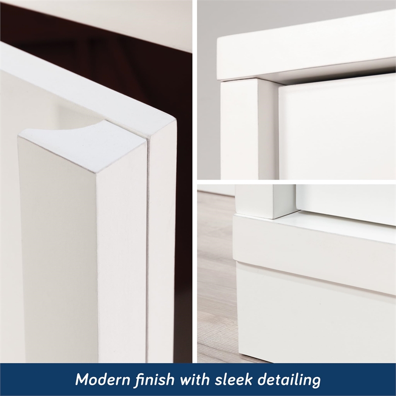 Sauder Merton Hall Storage Cabinet White finish