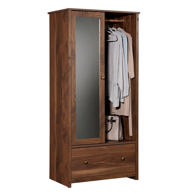 Sauder River Ranch Armoire Grand Walnut finish