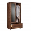 Sauder River Ranch Armoire Grand Walnut finish