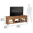 Sauder River Ranch Credenza For TVs up to 75