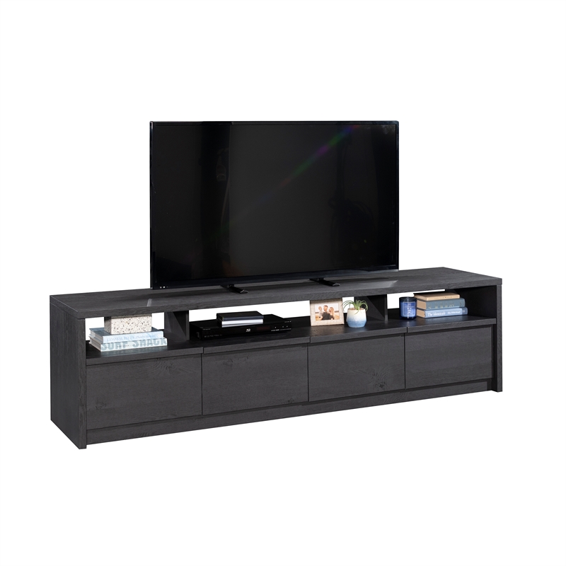 Sauder Harvey Park Credenza Raven Oak Finish