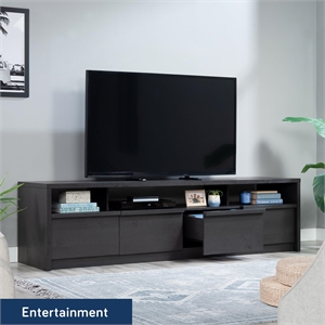Sauder Harvey Park Credenza Raven Oak Finish