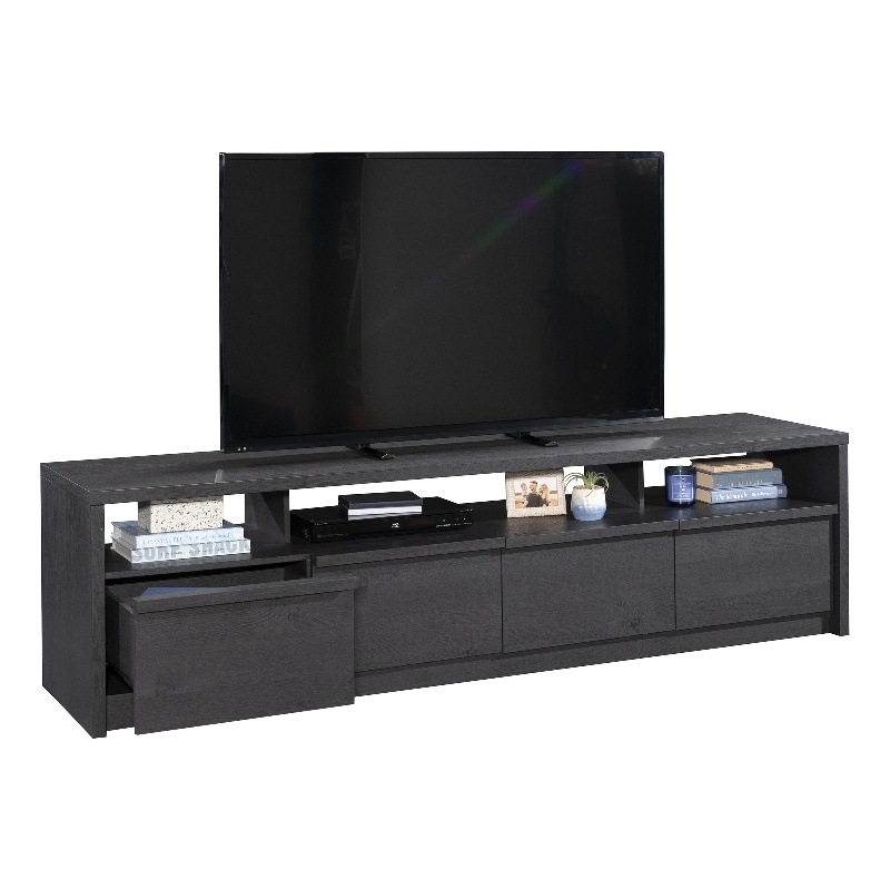 Sauder Harvey Park Credenza Raven Oak Finish