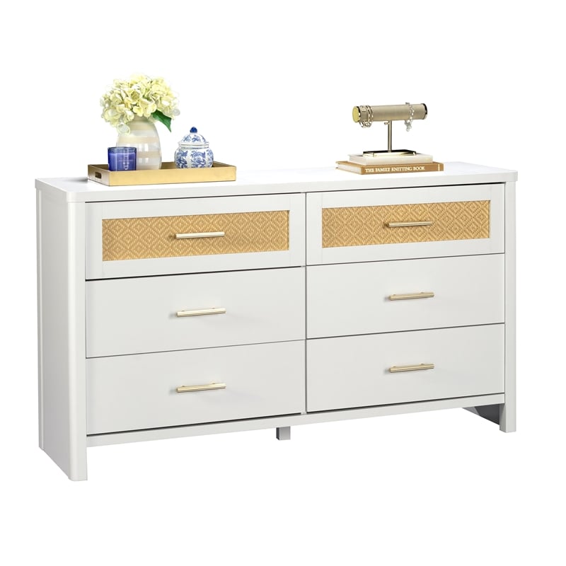 Sauder Isabella Isle Dresser White Finish