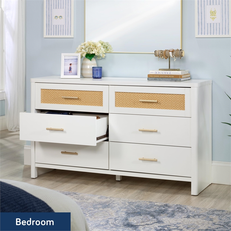 Sauder Isabella Isle Dresser White Finish