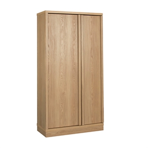 Sauder Merton Hall Storage Cabinet Harmony Ash Finish
