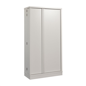 Sauder Merton Hall Storage Cabinet White Finish