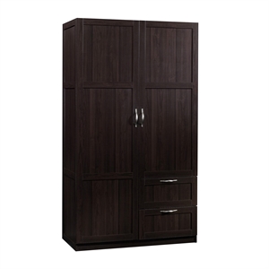 Sauder Miscellaneous Storage Storage Armoire Raven Oak Finish