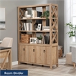 Sauder Newberry Lane Storage Organizer Khaki Pine Finish