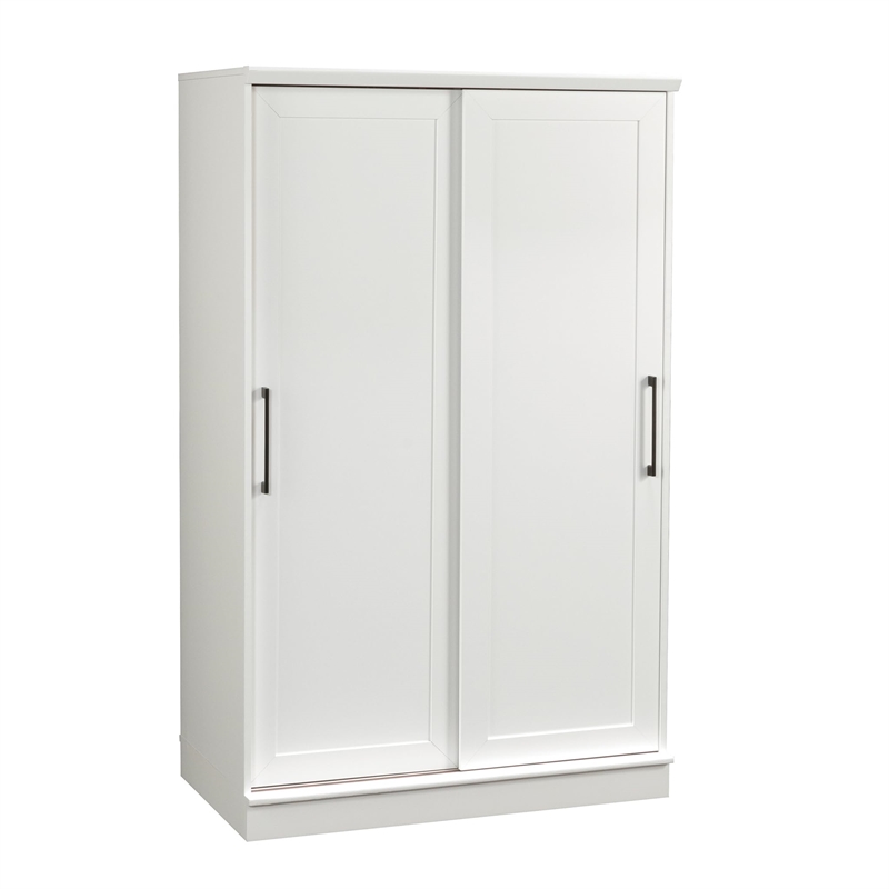 Sauder Homeplus Storage Cabinet White Finish