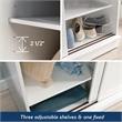 Sauder Homeplus Storage Cabinet White Finish