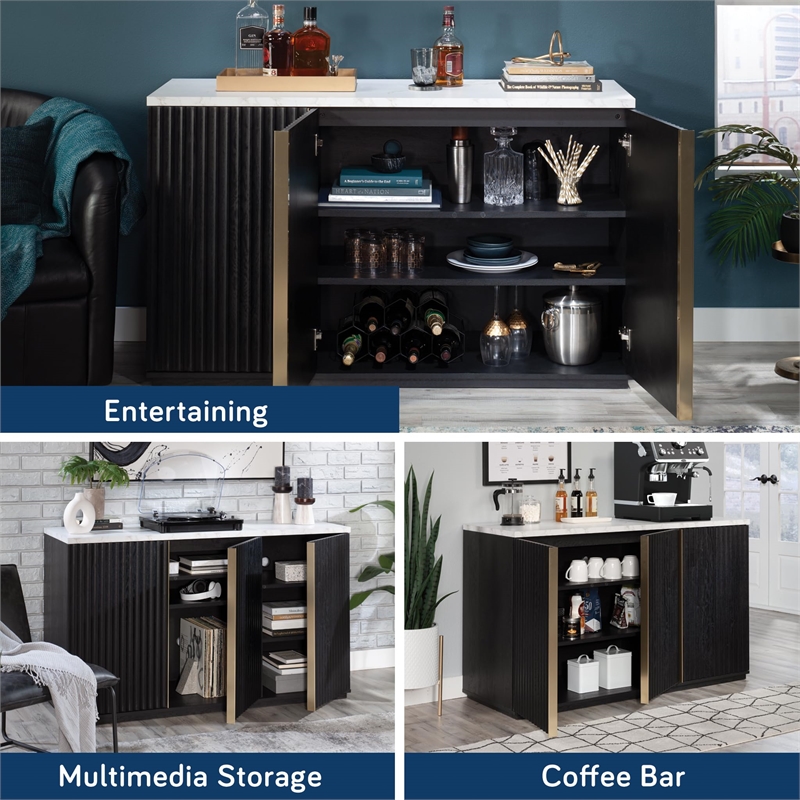 Sauder Misc Entertainment Credenza For TVs Up To 54