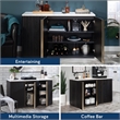 Sauder Misc Entertainment Credenza For TVs Up To 54