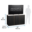 Sauder Misc Entertainment Credenza For TVs Up To 54