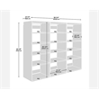 Sauder GarageCore Storage Bundle in White finish
