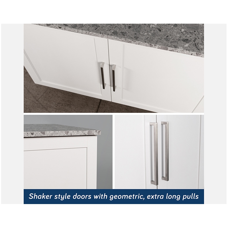 Sauder GarageCore Storage Bundle in White finish