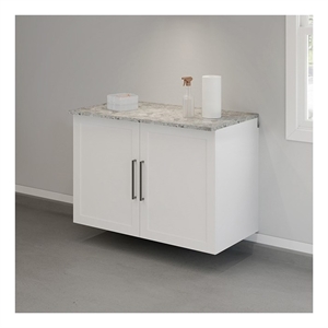 Sauder GarageCore Storage Bundle in White finish